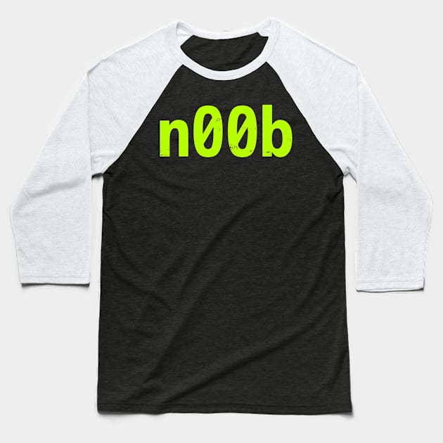 Noob Baseball T-Shirt by TeeNoir